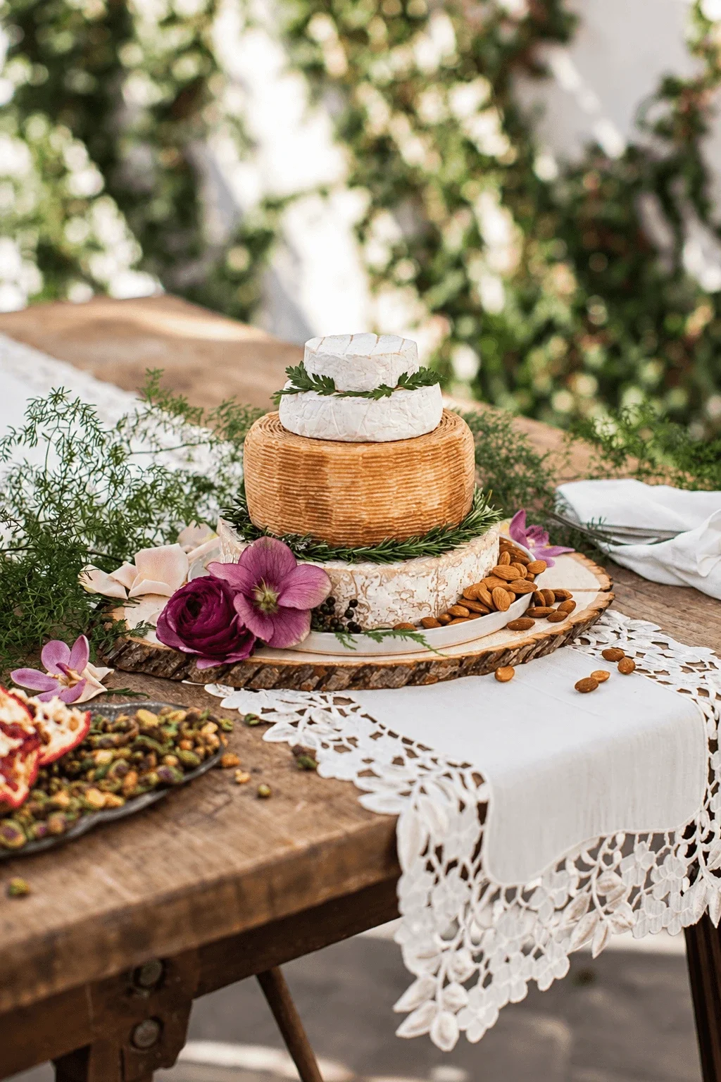 cheese cake centerpiece