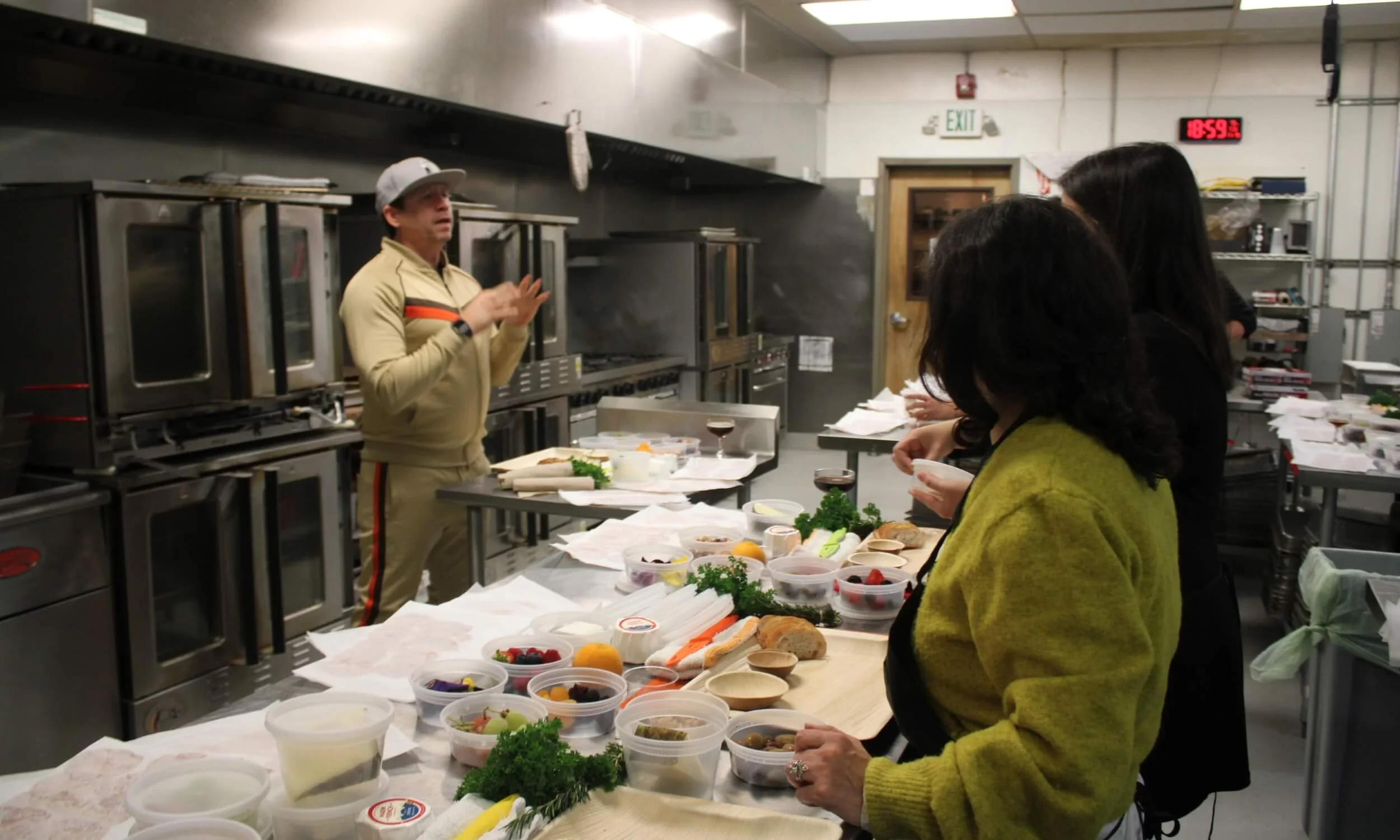 behind-the-scenes of corporate event catering