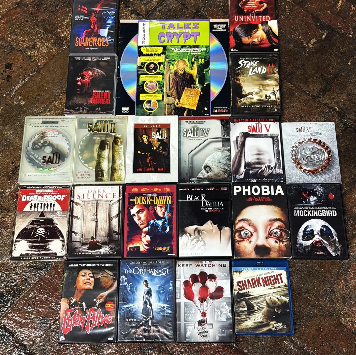 These are two of the three latest donations we received here at Killer Video. We are well on our way to over 1,500 individual movies in our rental library. They were both total surprises, thanks so much to Zack @terrorracksvideo and Tawni @macabretaw