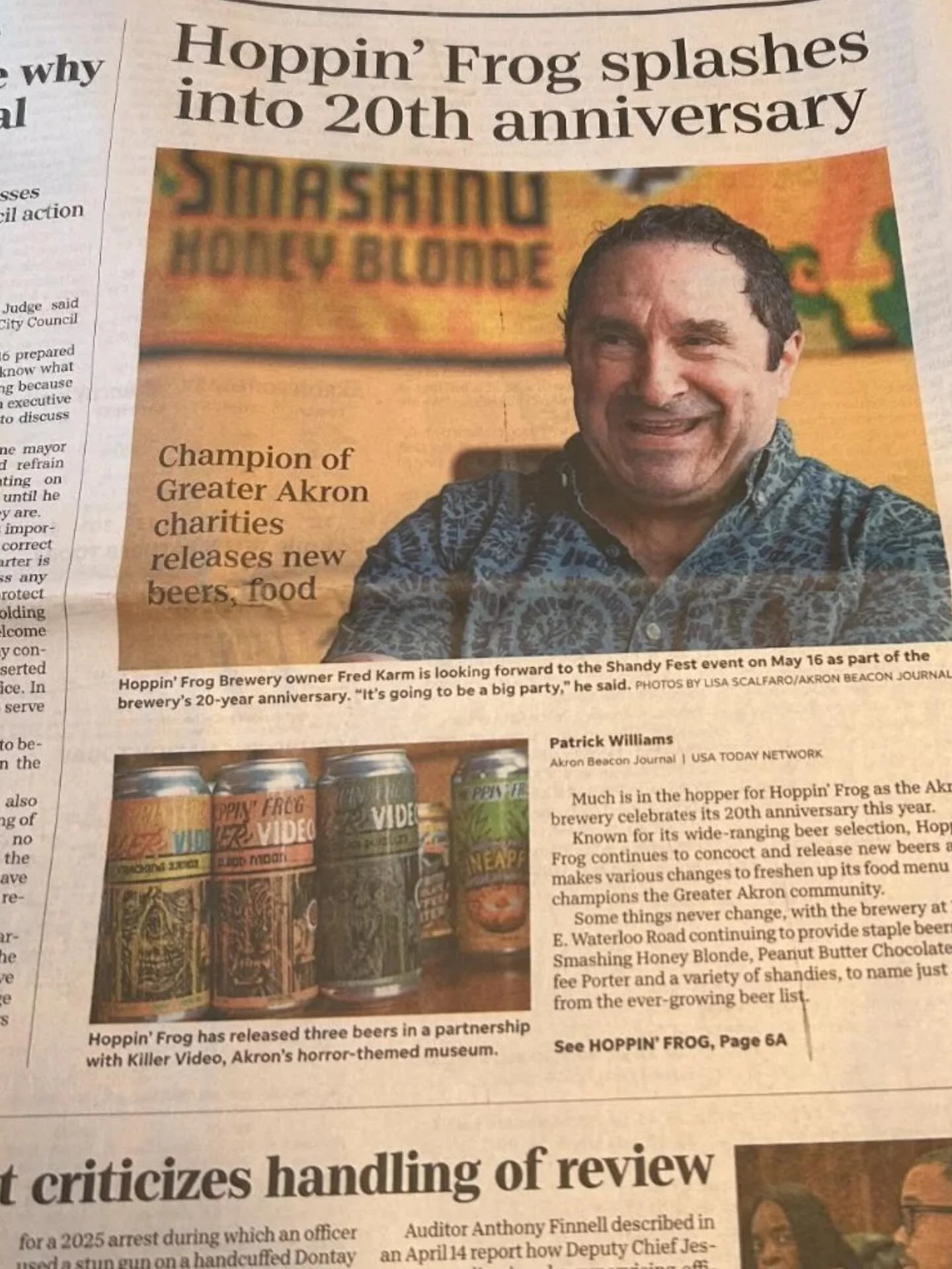 Hoppin&rsquo; Frog has been one the biggest supporters of Killer Video. It was a serendipitous meeting that was facilitated by @totalzackward and the rest is history. They are celebrating their 20th Anniversary this year and we are proud to be aligne