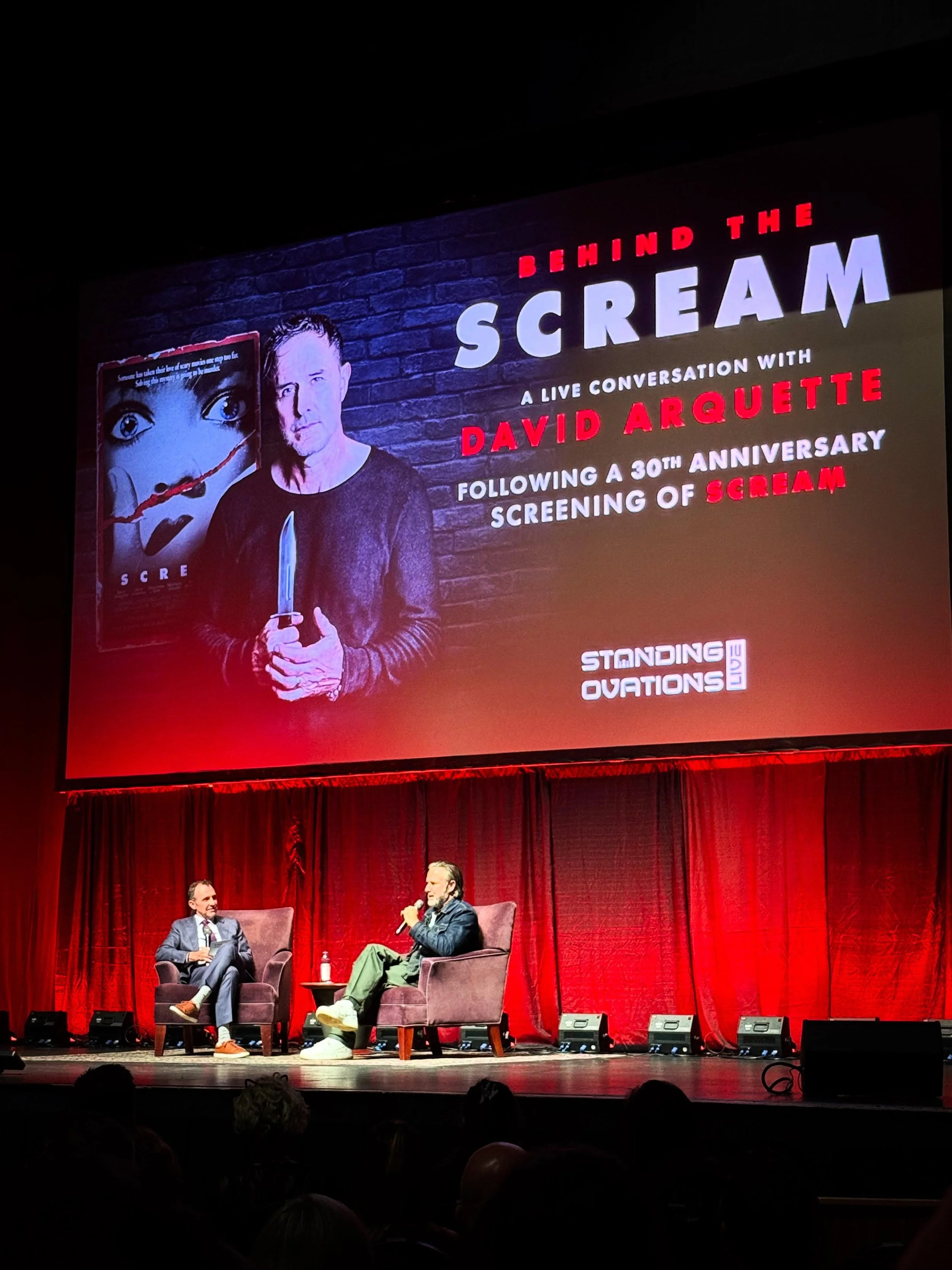 What an amazing night! Anytime you fill a space with people who share a love for the same thing it creates a totally electric atmosphere. It was a great crowd for a flashback screening but the highlight of the night was the live conversation with Dav