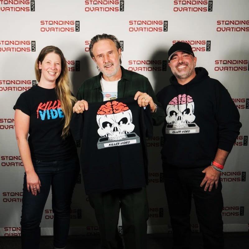 Still not over this. 🔪 Dewey Riley officially has Killer taste.

We had the absolute honor of meeting the legendary @davidarquette at the Scream 30th Anniversary screening at @e.j.thomashall Awesome night all around, but this was the freaking highli