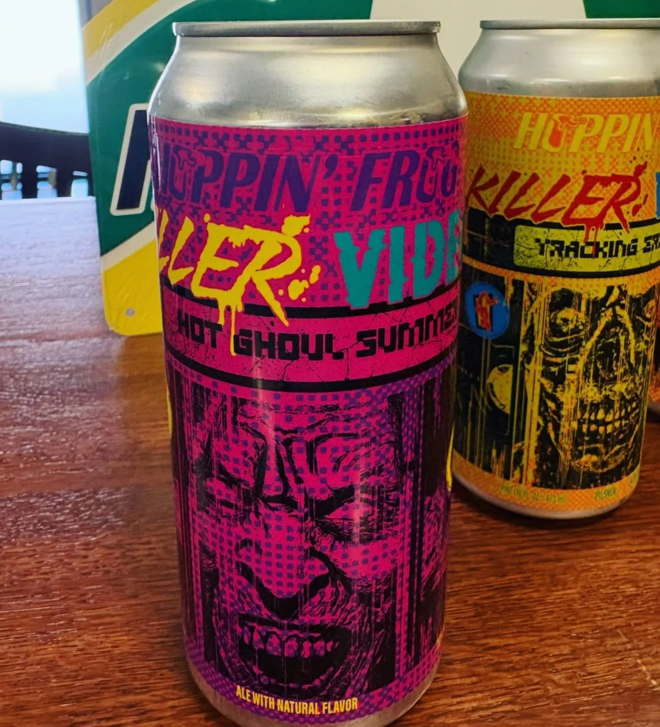 It may be October but that sure was a Hot Ghoul Summer. Our last beer in the first limited edition set of 4 drops Monday October 26th at our monthly horror trivia night. Crafted by @hoppinfrogbrewery and designed by Chris Garofalo @gdsnwrx, this summ