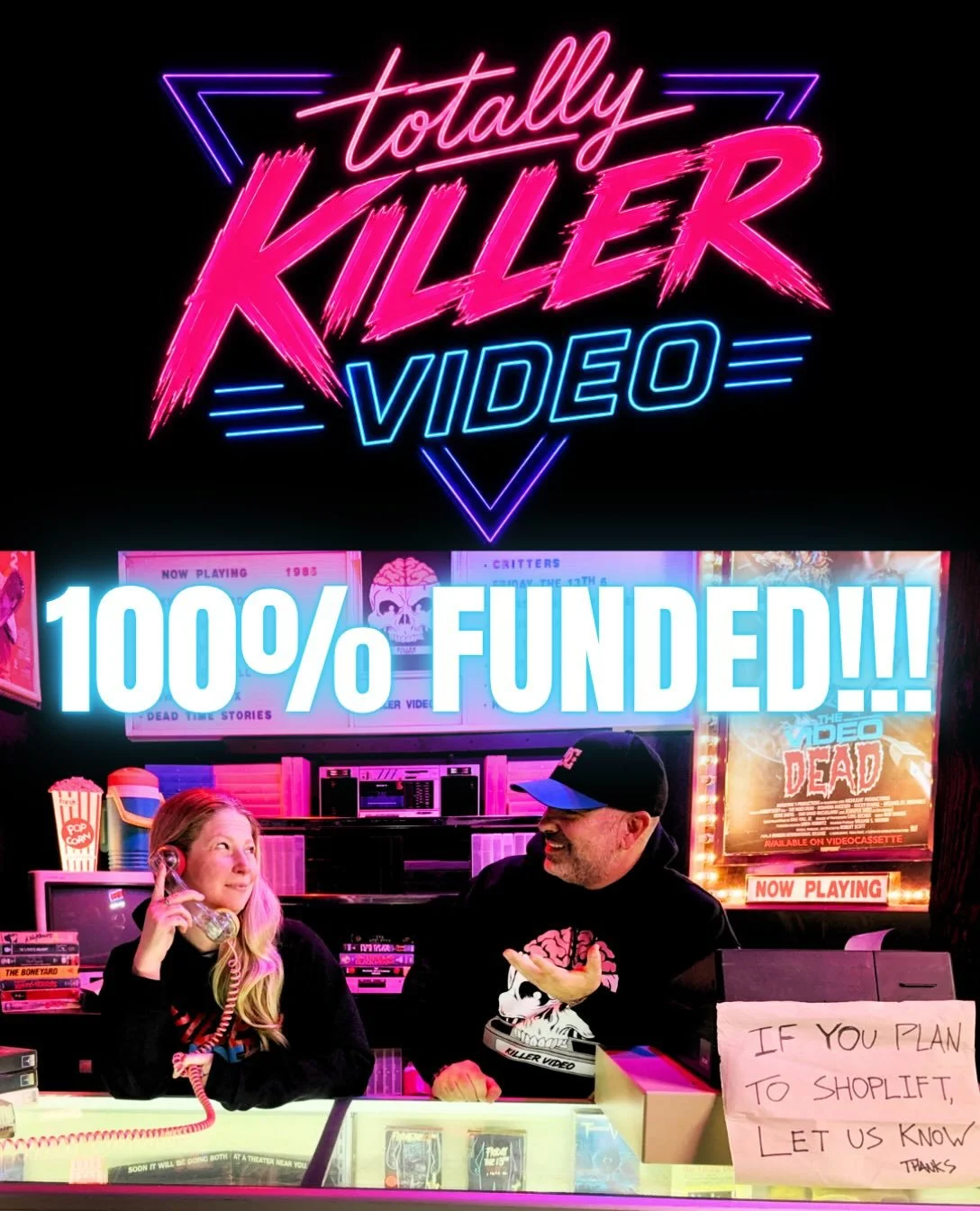 WE DID IT! 100% FUNDED! 🎬🥹

When we launched this campaign, we were running on late nights, nervous energy, and a stubborn belief that physical media still matters. Putting an all-or-nothing goal out into the world means making yourself completely 
