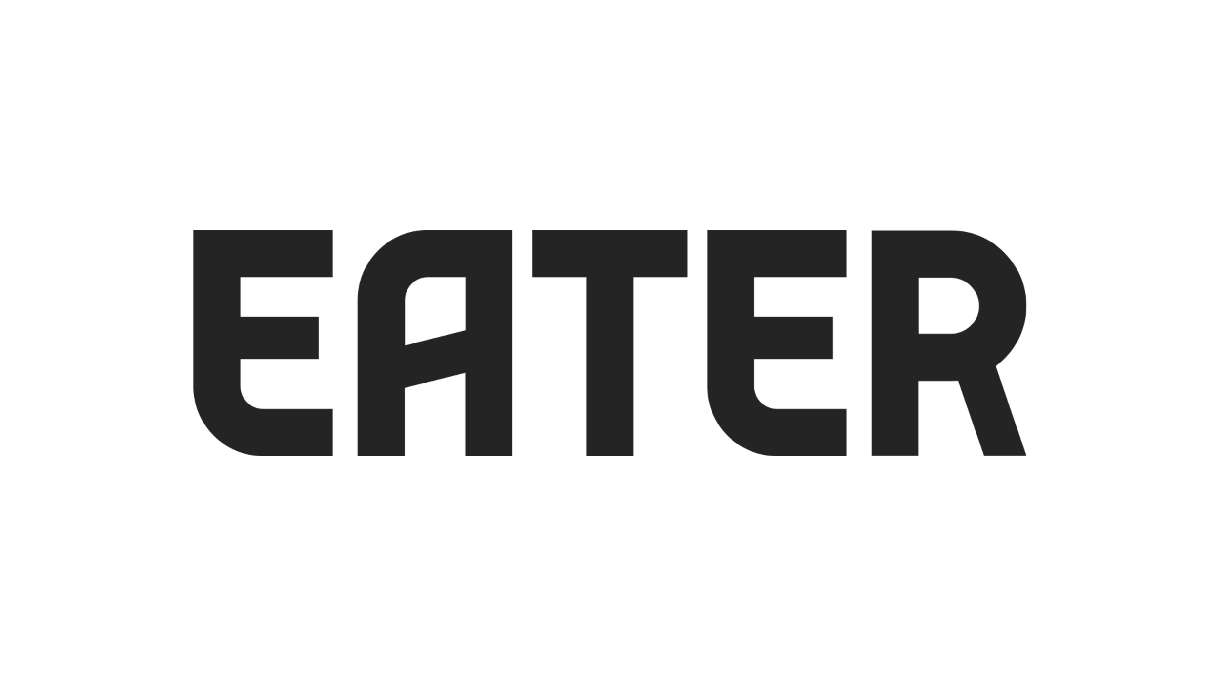 Bold, black text that reads 'EATER' against a transparent background.