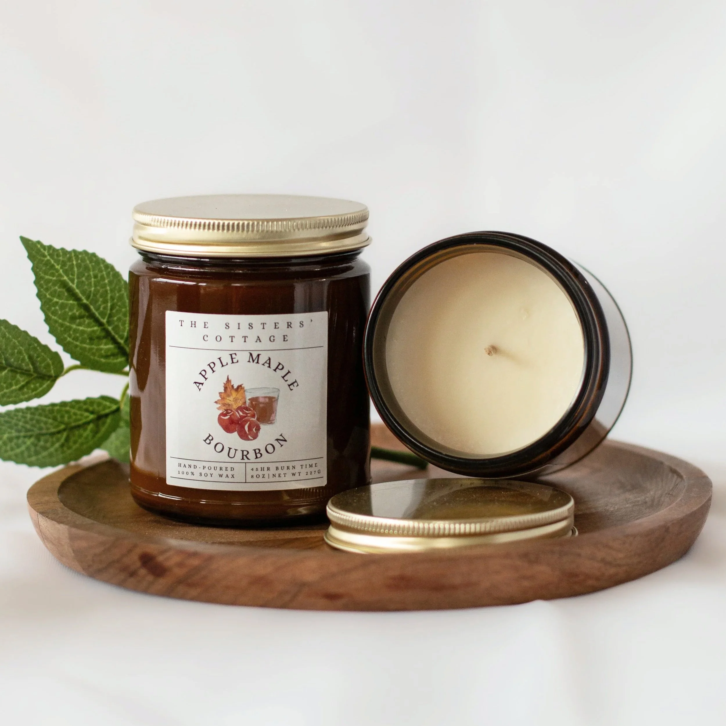 Apple Maple Bourbon Scented Candle