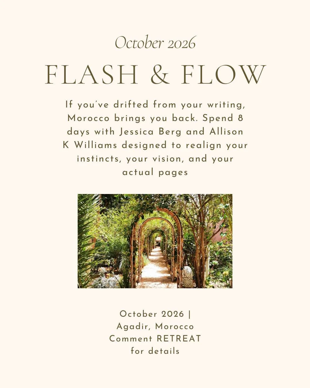 Babe &hellip; your writing misses you.
And I know you miss it, too (even if you haven&rsquo;t said it out loud.)

There&rsquo;s a very specific ache that shows up when you drift from your work.
It&rsquo;s not dramatic.
It&rsquo;s just&hellip; persist