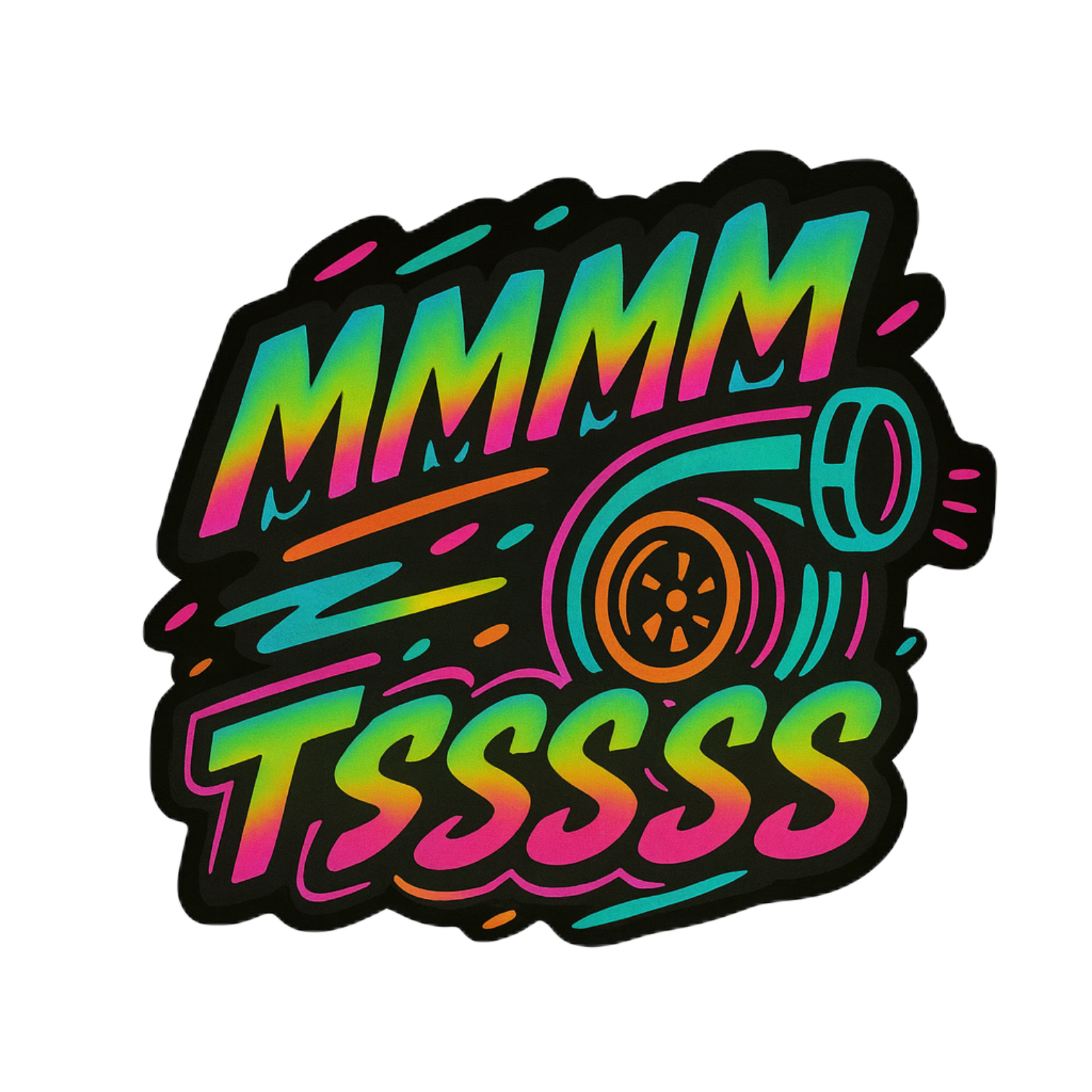 mmmmTssss turbo sticker