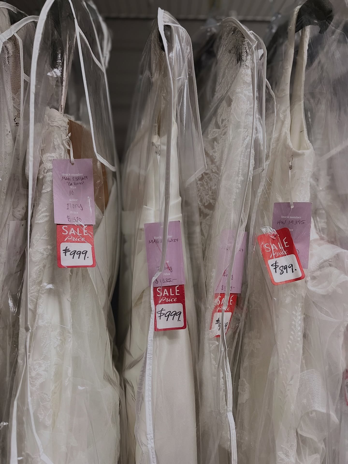 I spy with my little 👀&hellip; HUGE SAVINGS! 💸
Is there anything better than your dream dress for less? ☺️💓 
Grab your best girls&mdash; your wallet will thank you🥰🎉