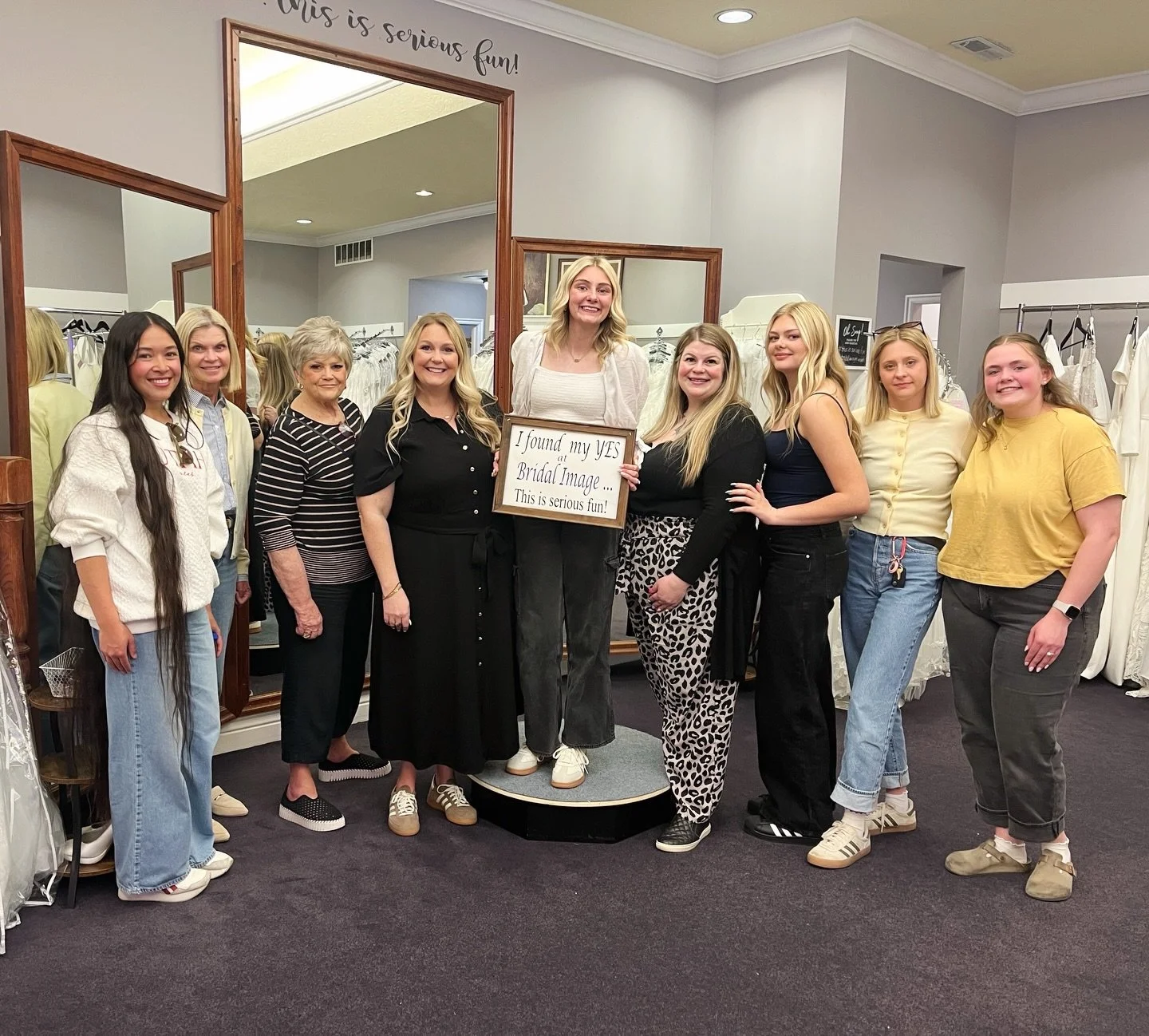 We love a happy bride squad ✨👏🏻

Grab your besties and join us for our Barbie Anne Bridal Designer event&mdash; kicking off in just 2 days! 🎉

Secure your dressing room at www.bridalimage.com 💓