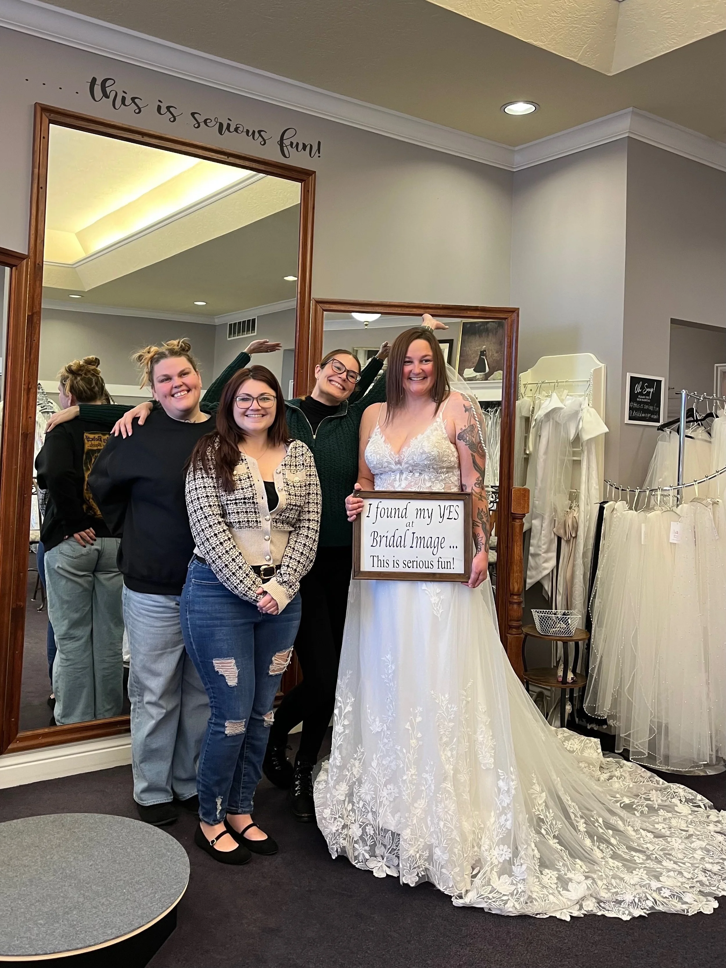 With summer just around the corner, we&rsquo;re getting ready for more &ldquo;yes to the dress&rdquo; moments, happy tears, and helping our brides find *the one*. 🤍

If an early summer appointment has been on your mind, this is your sign to book it.