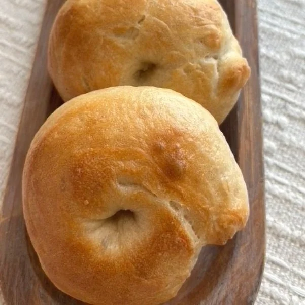 Plain Sourdough Bagels