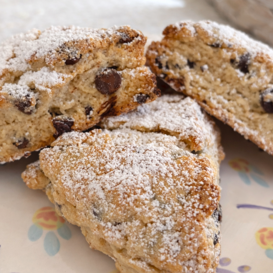 Discard Chocolate Chip Scones