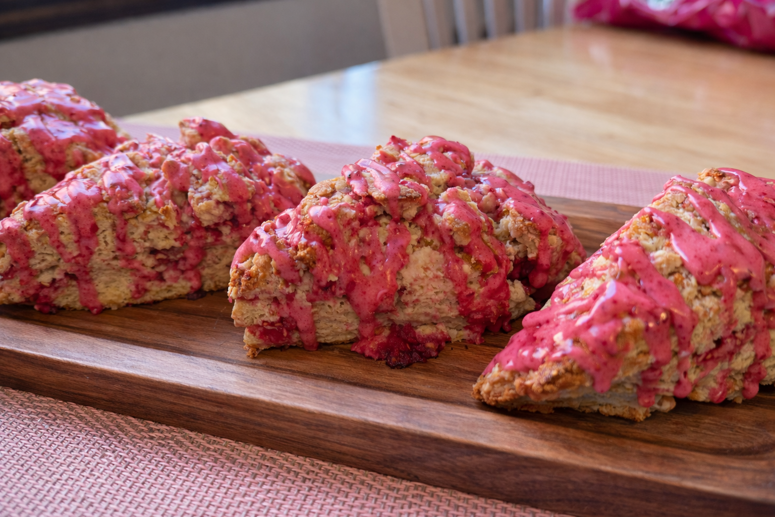 Raspberry Lemon Scones