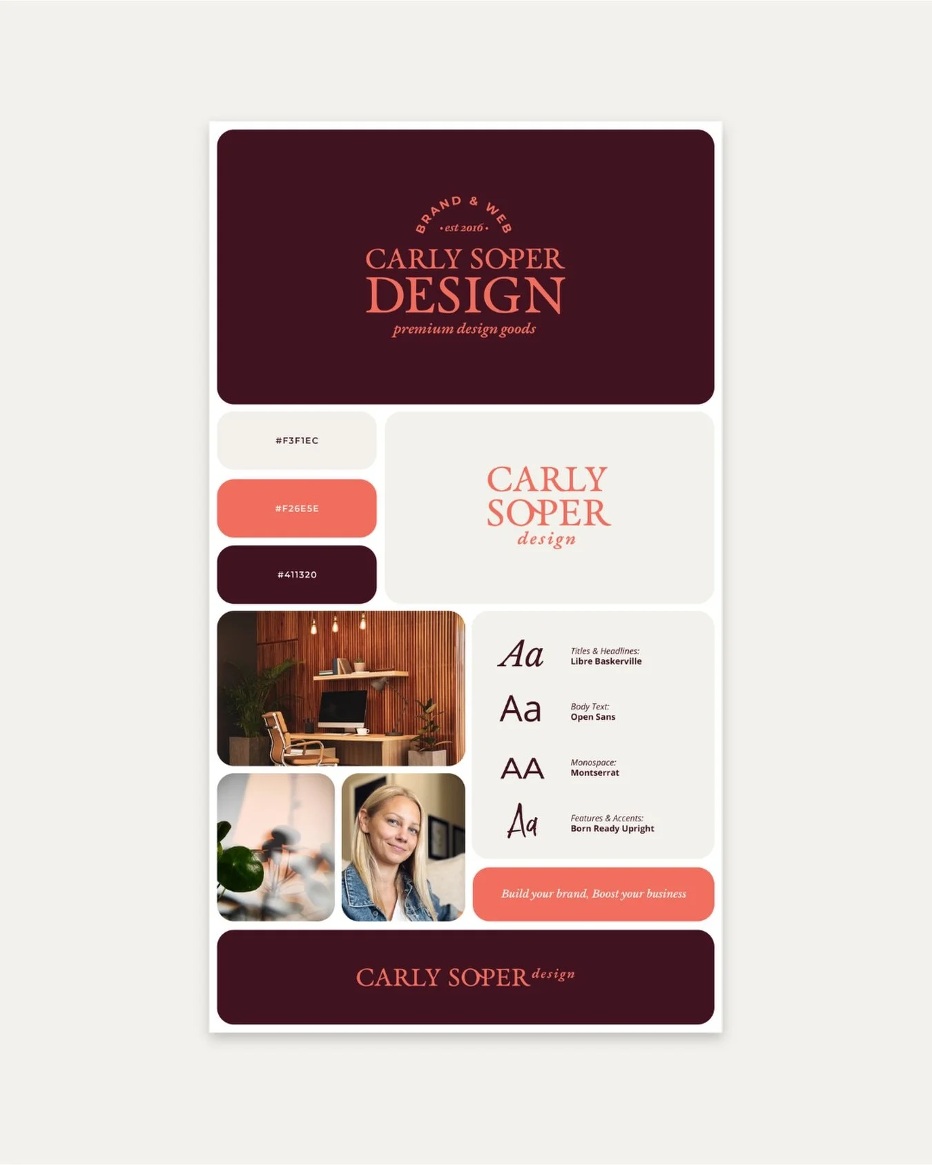 Created a much-needed mini brand guide for my business. Sometimes your own brand gets put on hold while you&rsquo;re busy working in your business. I can totally relate! But, you don&rsquo;t have to do it yourself or figure it out alone. A mini guide