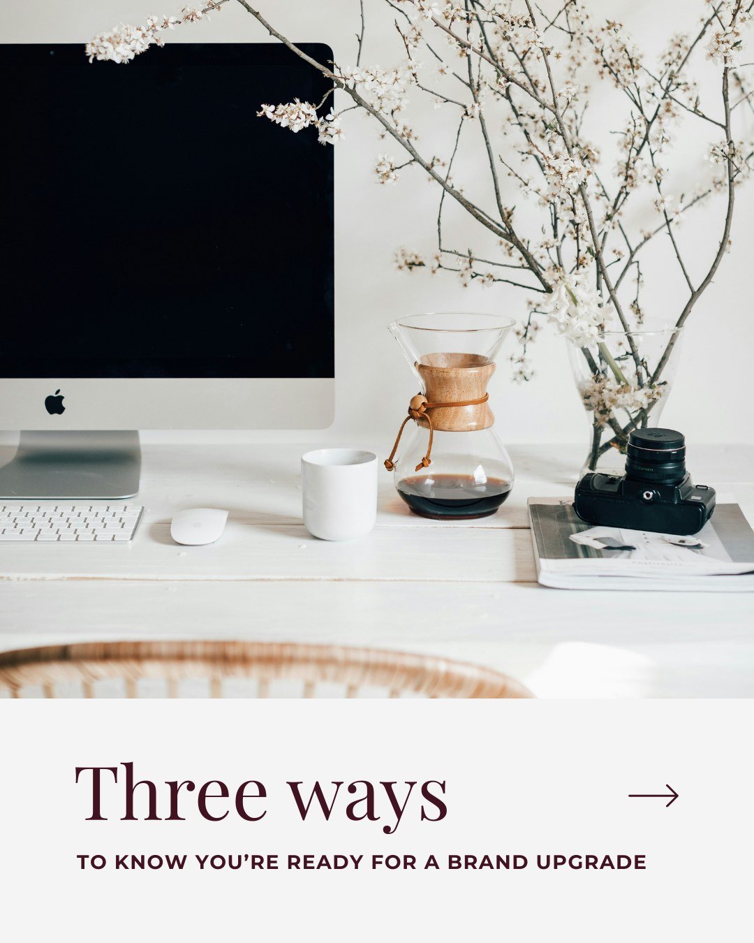 3 situations that mean you're ready to invest in a brand upgrade:

01. You're attracting price-shoppers instead of ideal clients.
👉🏼 Your brand doesn't reflect your premium positioning, so prospects default to comparing you on price alone.

02. You