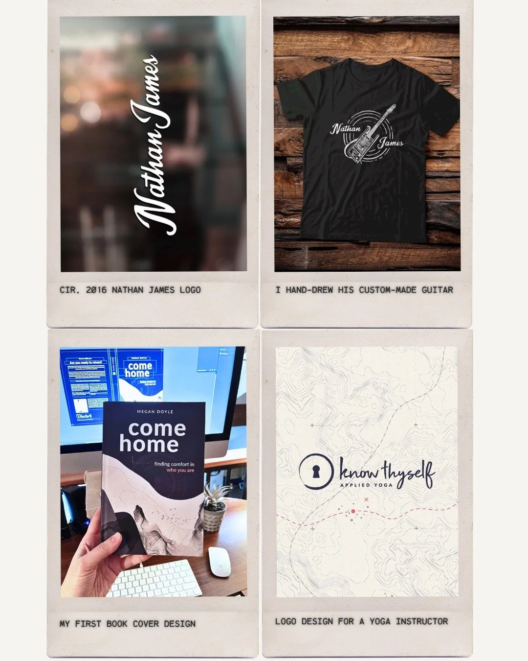 Should I let you see this?!

Let's call this my "early work IG scrapbook." A little over a decade ago I started getting my hands on as many different kinds of design work as possible. I did work I loved and hated, but it all taught me so mu