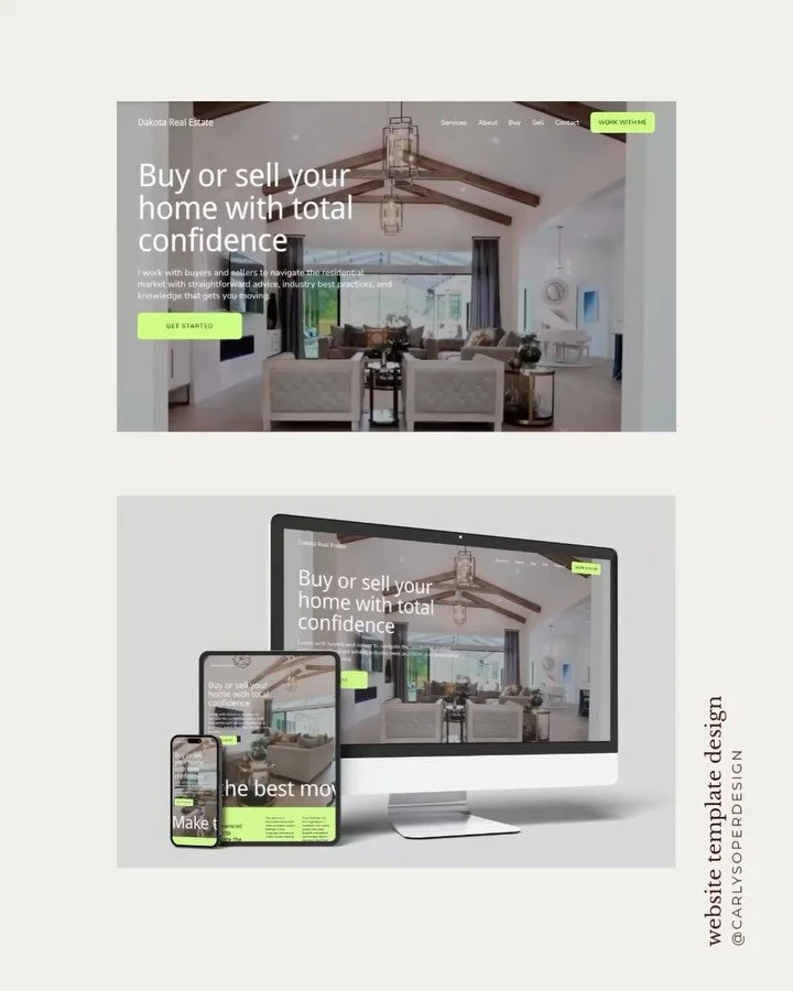 I&rsquo;m setting up a website template shop! Currently working on the first one&ndash; a Real Estate theme that deviates from the traditional mold with ultra bright colors and starter copywriting baked right in. Royalty-free photos and videos includ