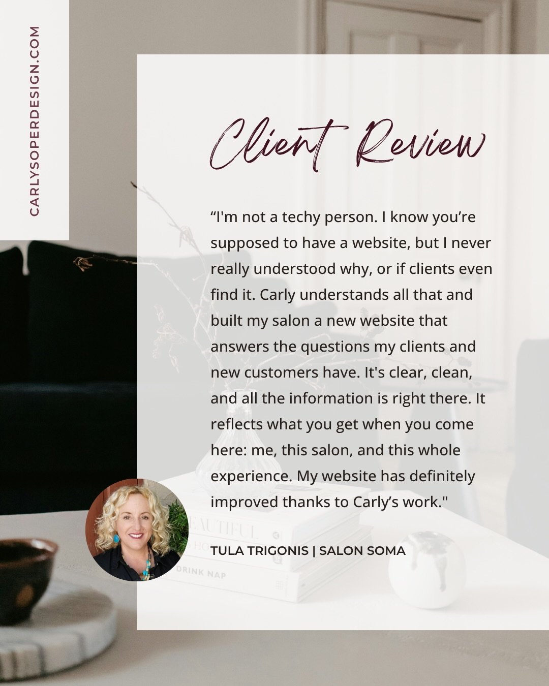 Tula is also a long time friend who has always put a lot of trust in me and supported my business throughout all its iterations. Truly grateful 💜 @salon_soma