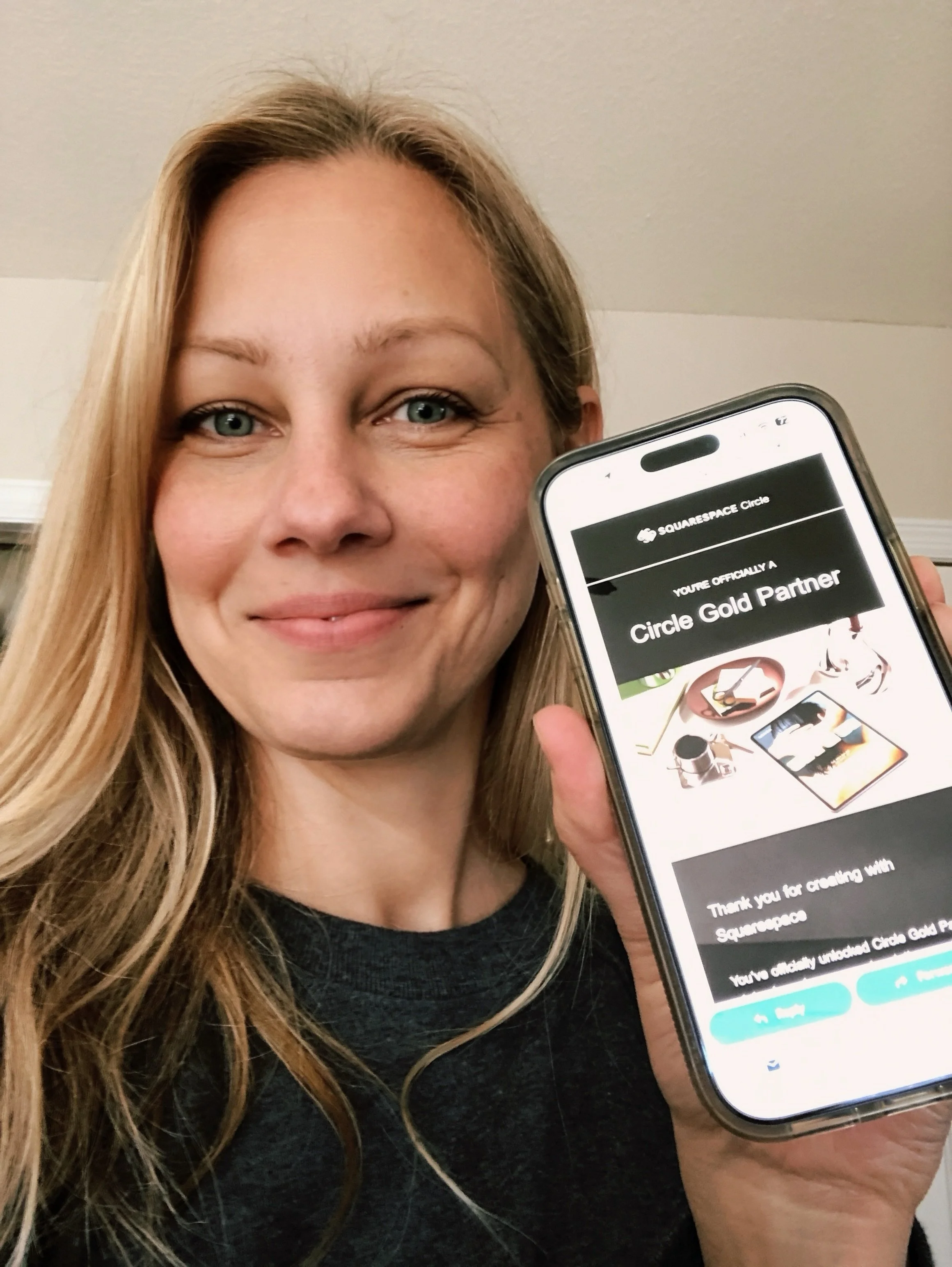 Celebrating the small wins! I got the email that I&rsquo;ve officially moved from Silver to Gold status as a Squarespace Circle partner. Looks like I might know what I&rsquo;m doing. 🤓 

Aside from other perks, I now get access to urgent priority su