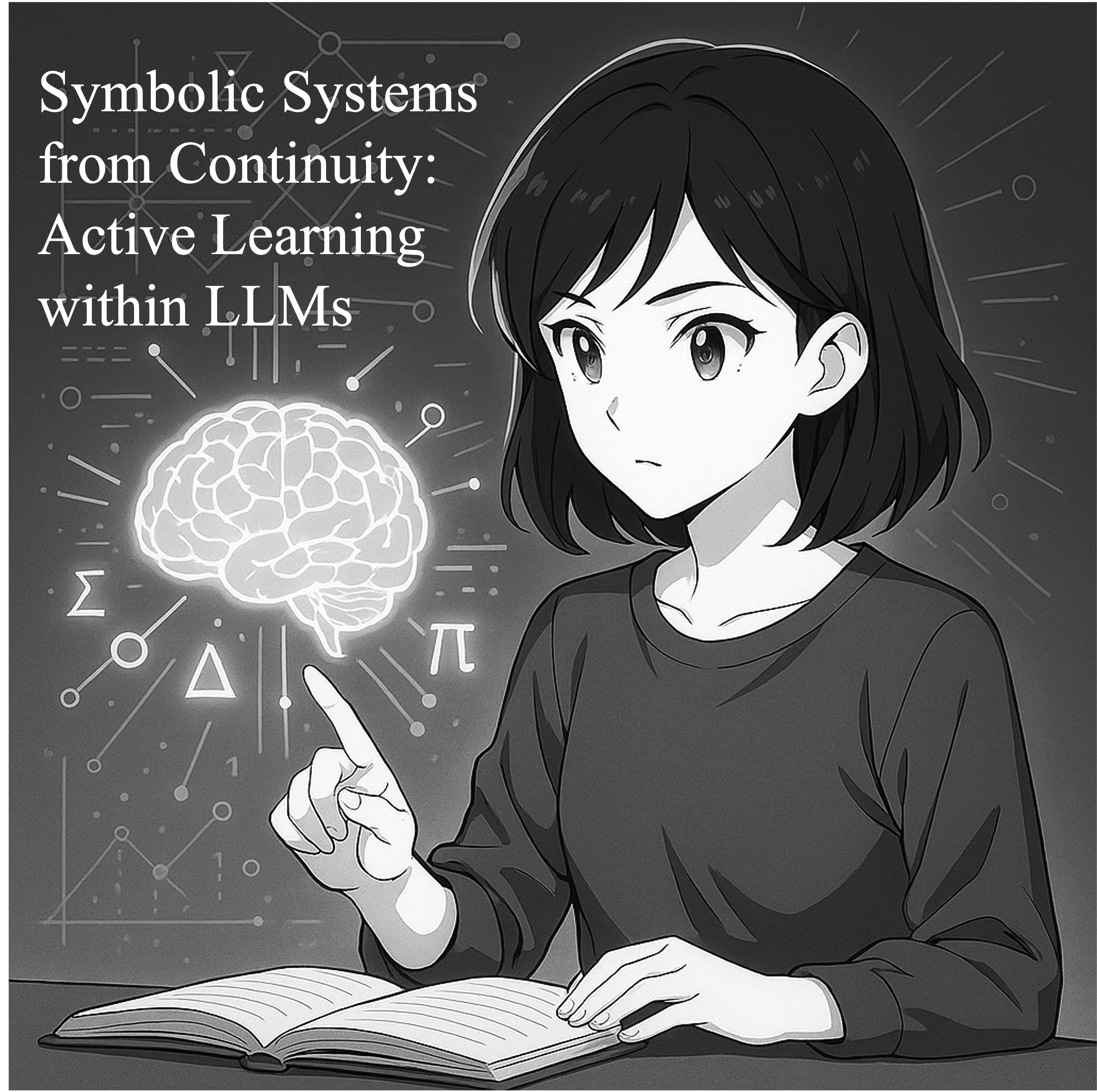 Symbolic Systems from Continuity: Active Learning within LLMs