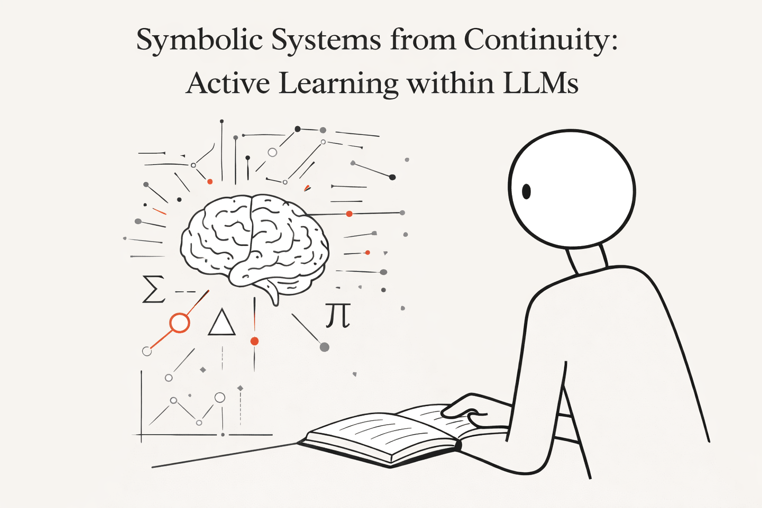 Symbolic Systems from Continuity: Active Learning within LLMs