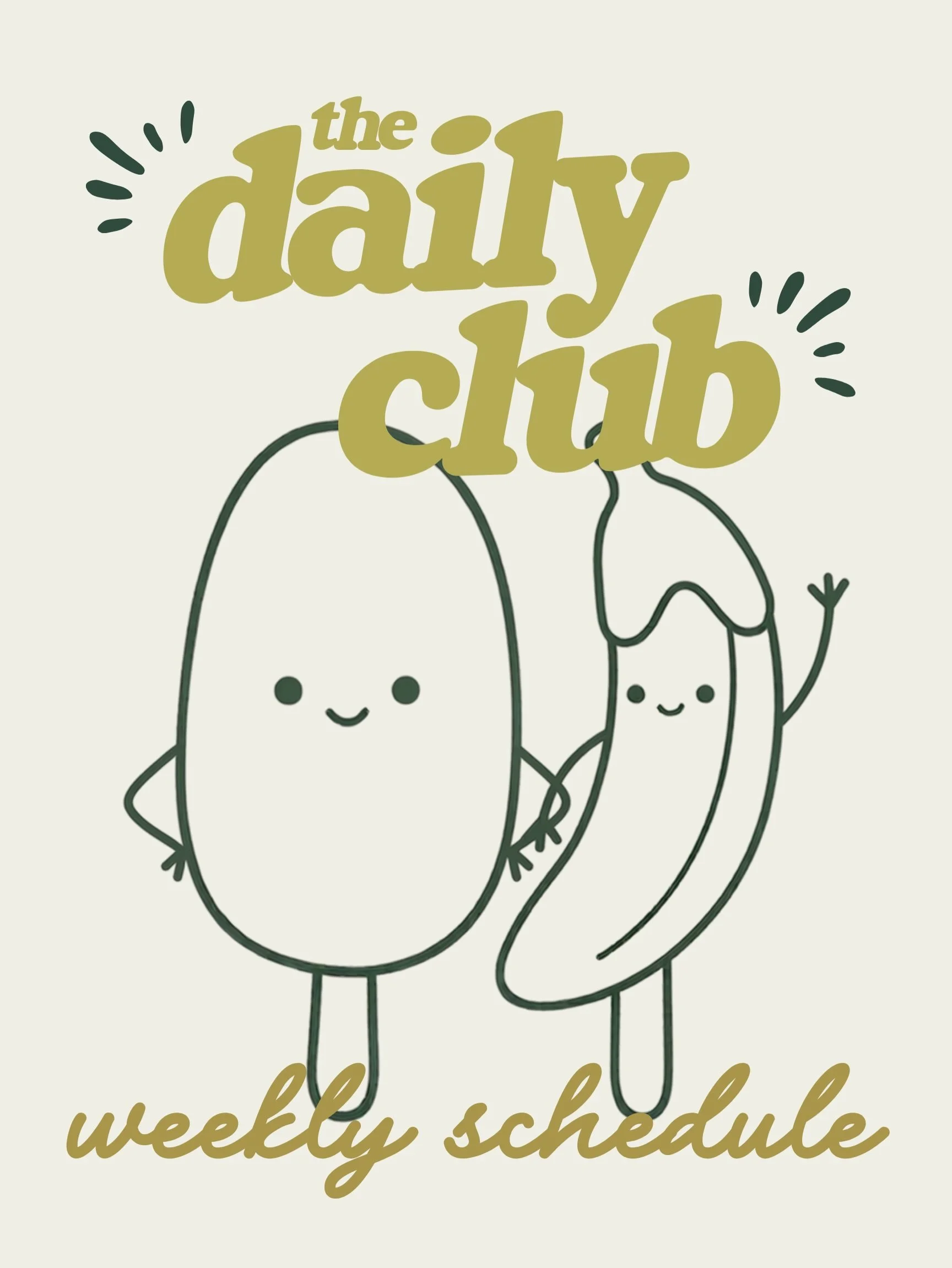 It&rsquo;s a good day to be part of The Daily Club! We&rsquo;ve got this week&rsquo;s schedule for you, and guess what... Just the one public event. 

So either I&rsquo;ll see you there, or you&rsquo;d better schedule a private! 😜

I suppose there&r