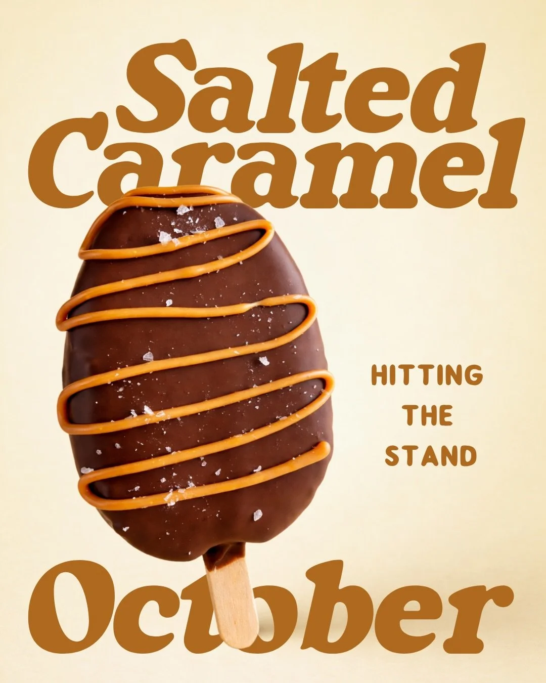 HOW IS IT OCTOBER ALREADY?! 

This month you&rsquo;ve got your classic base, (Vanilla Icecream or Frozen Banana) with homemade caramel and flaky salt on top. You can&rsquo;t get better than this! I know we have a bunch of caramel fans out there.