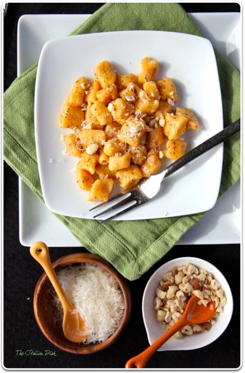 Sweet Potato Gnocchi with Hazelnuts