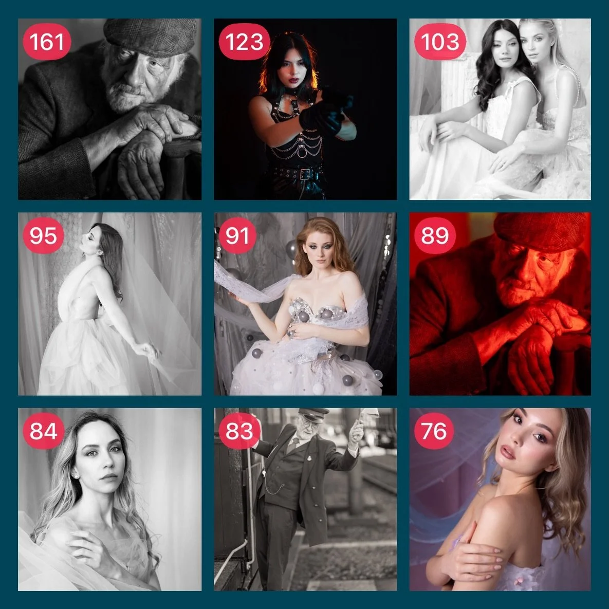 Well this is my top nine images from 2025. A massive thank you to @geoff_amos @lyra.rose.model @ellebaldwinson @lucianeedham @1hannahloumodel @meg.modelling @anna_volynets_ @kamilalenajanicka you helped make 2025 an incredible year for me. It&rsquo;s