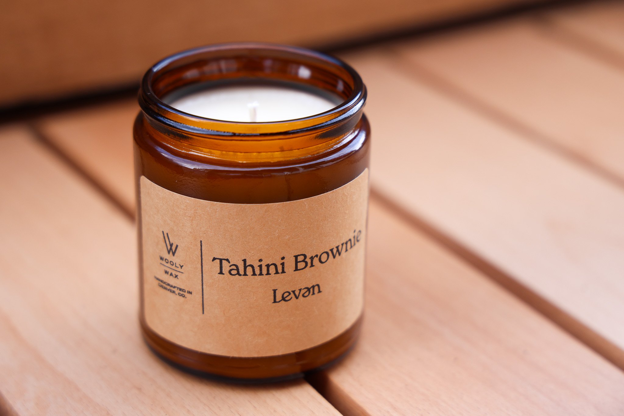 Tahini Brownie Candle