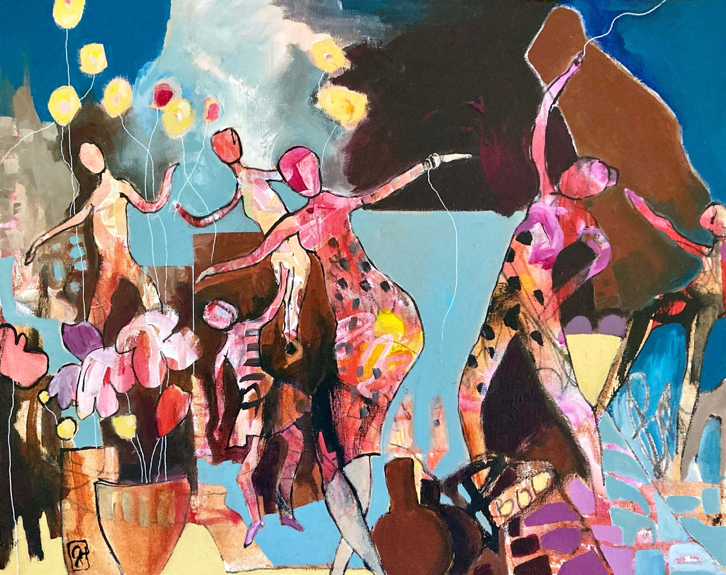 No Strings Attached
2021
Acrylic on canvas
16 x 20 in / 41 x 51 cm
Private collection