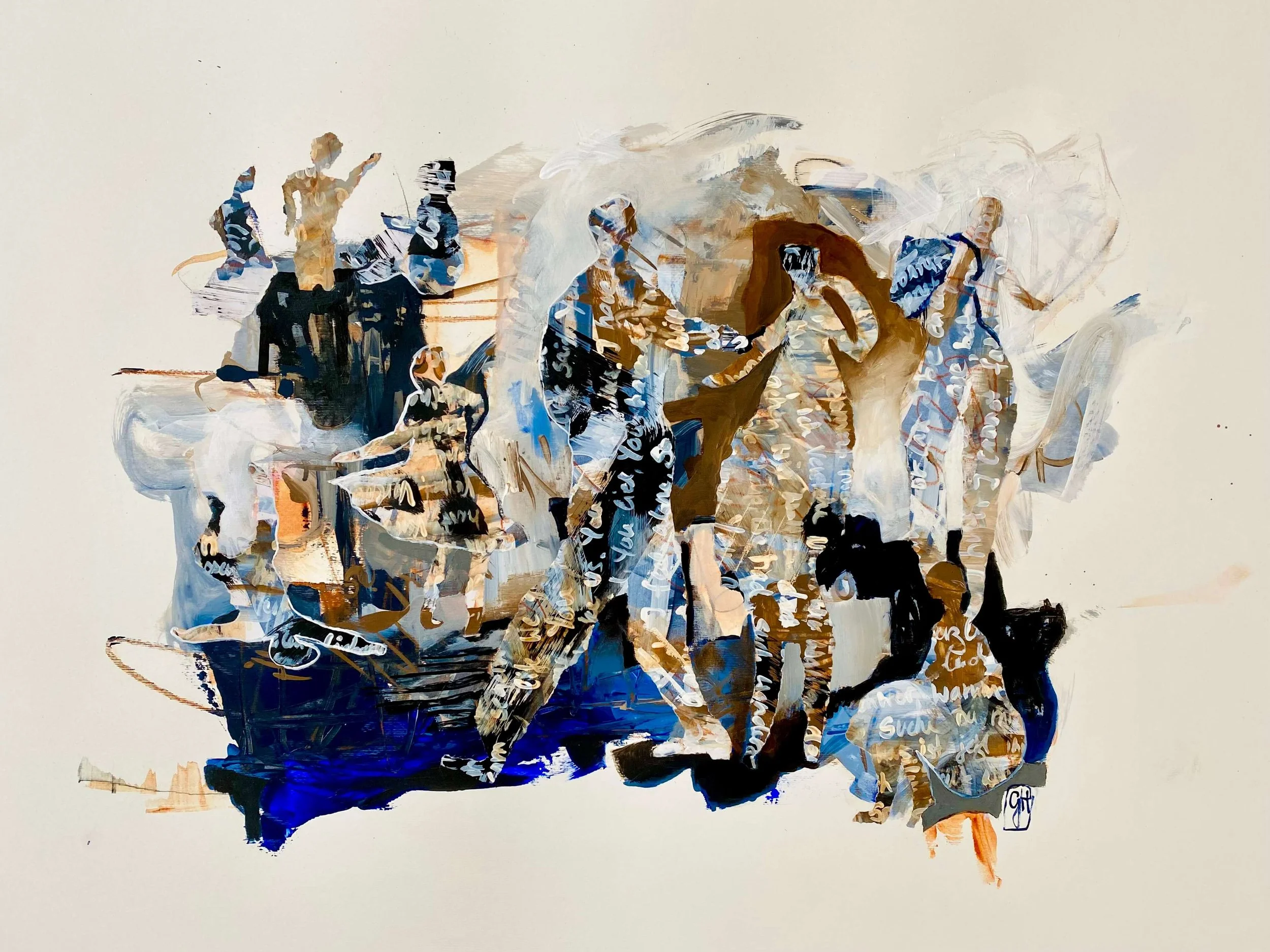 The Beauty of Breaking
2024
Mixed media collage on paper
70 x 100 cm / 28 x 40 in