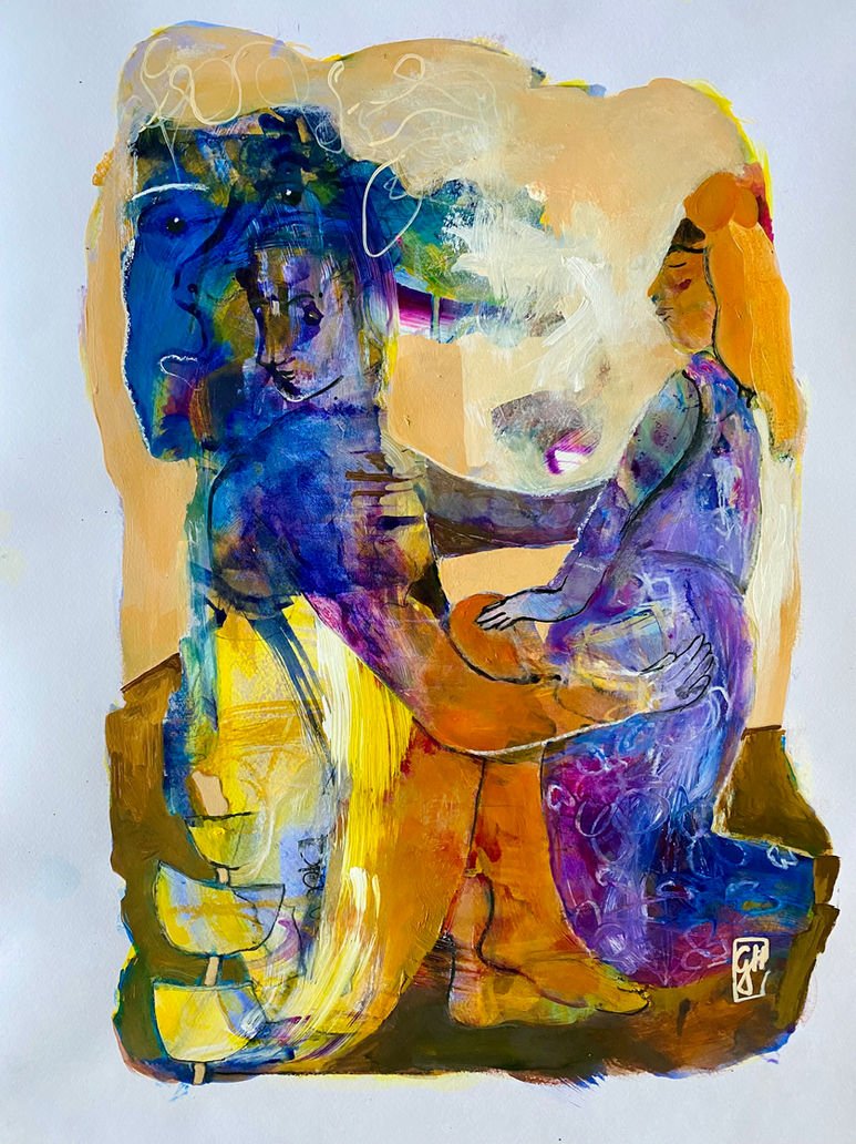 Surupuku
2025
Acrylic and crayon on paper
60 x 41 cm / 24 x 16 in
Available