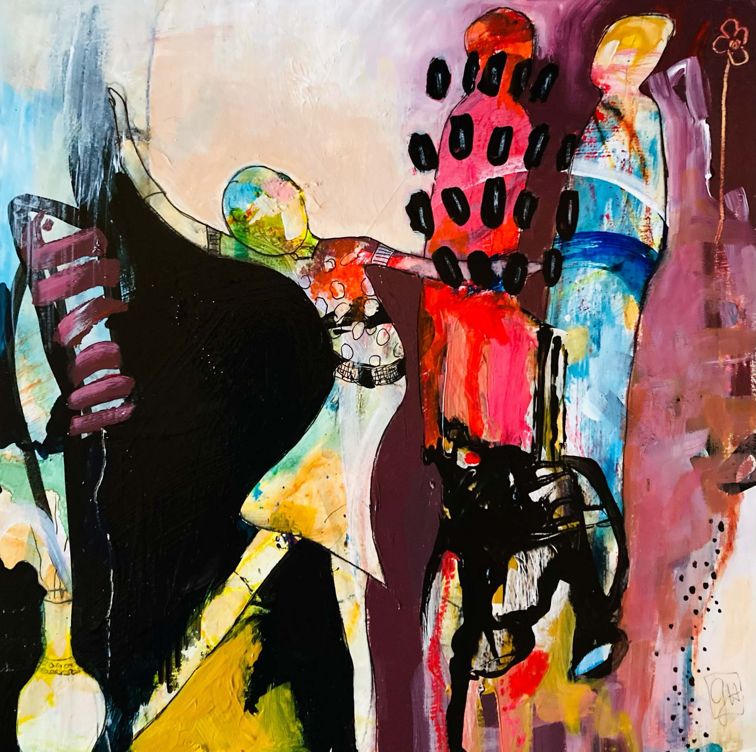Footloose
2020
Acrylic on wood
10 x 10 in / 25 x 25 cm
Private collection