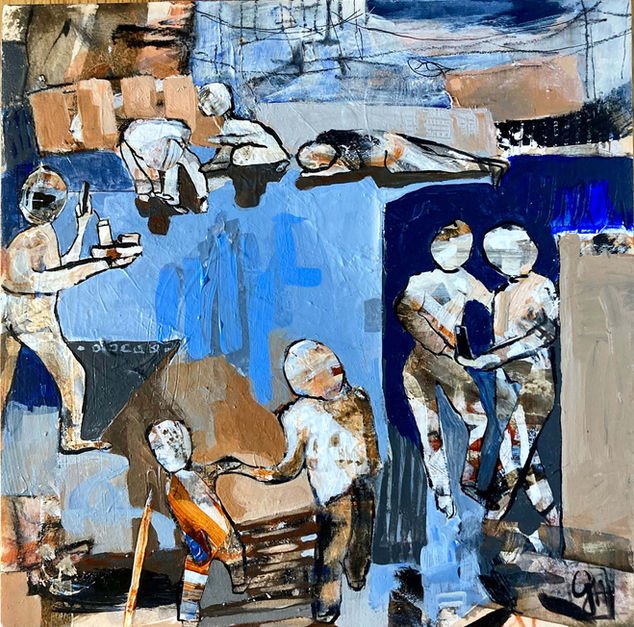 Urban Movement #5
2021
Acrylic on canvas
10 x 10 in / 26 x 26
Private Collection