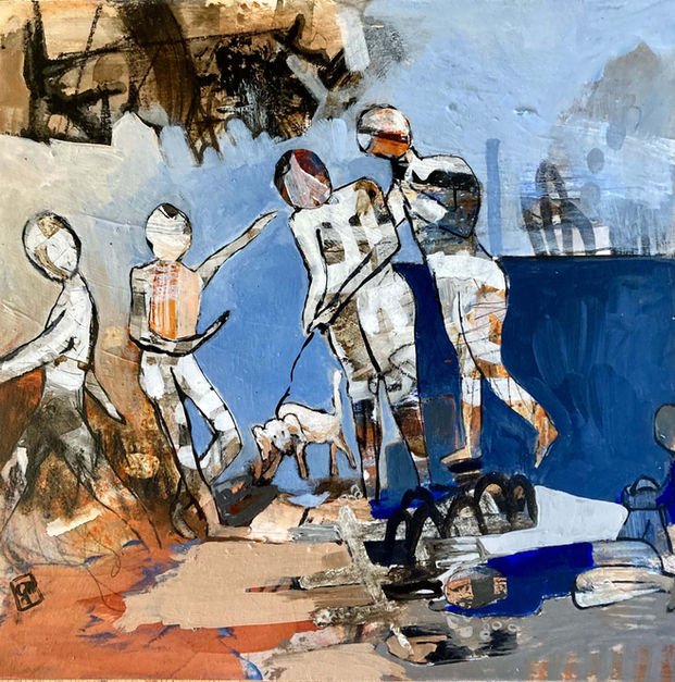 Urban Movement #1
2021
Acrylic on wood
10 x 10 in / 26 x 26 cm