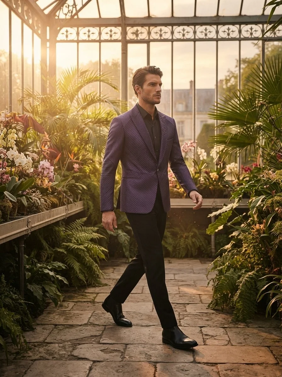 Model_walking_in_purple_blazer_202608061938.jpeg
