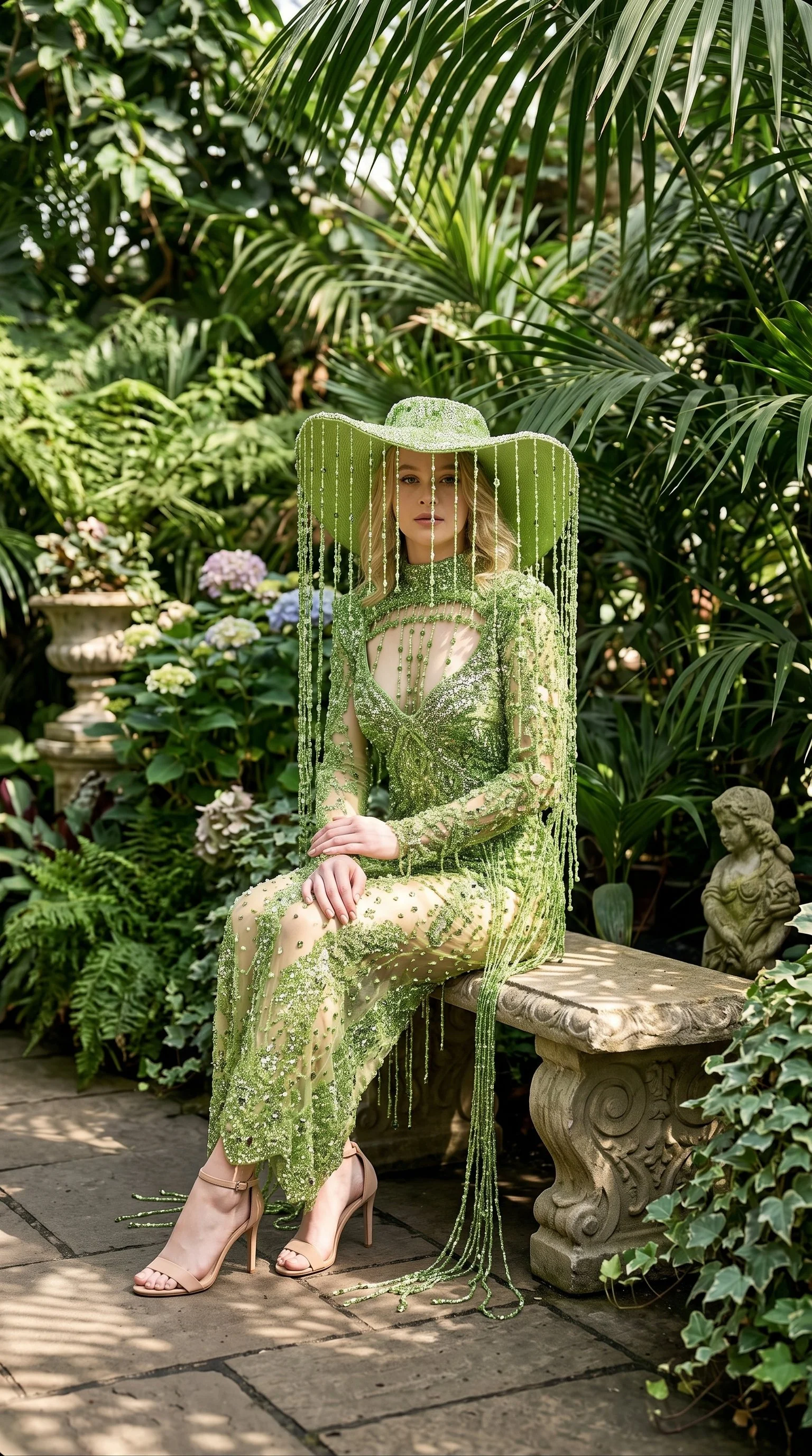 Model_sitting_on_stone_bench_202608050733.jpeg