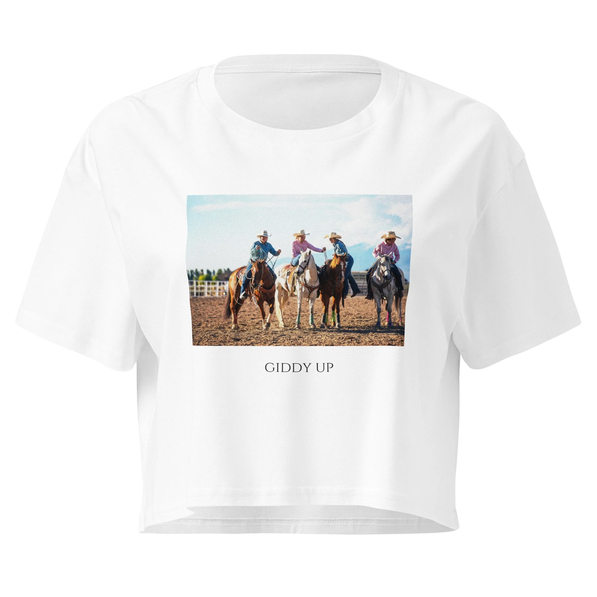 Giddy Up Crop Top - Womens