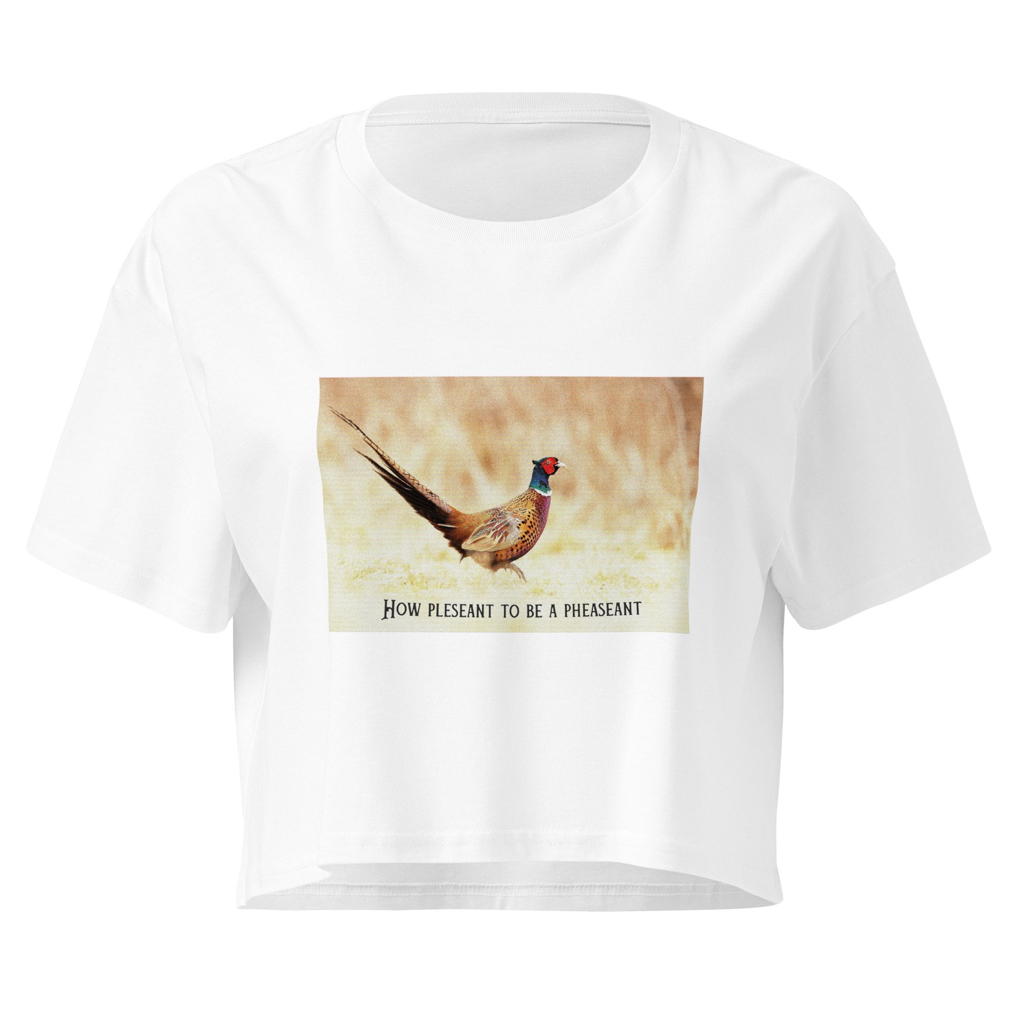 Pheasant Crop Top - Womens