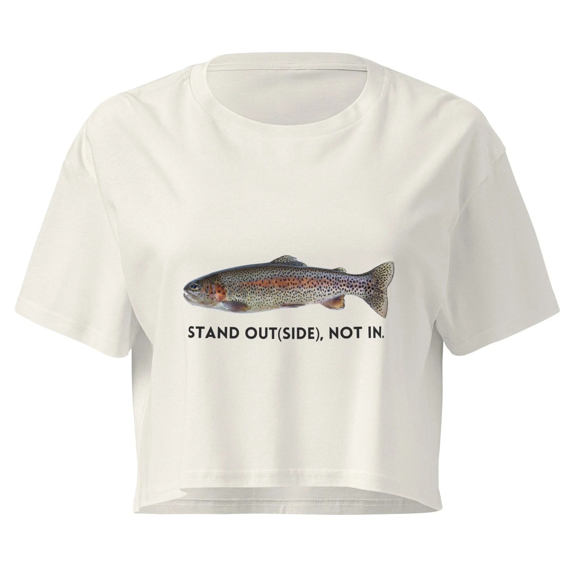 Stand Out(side) Crop Top - Womens