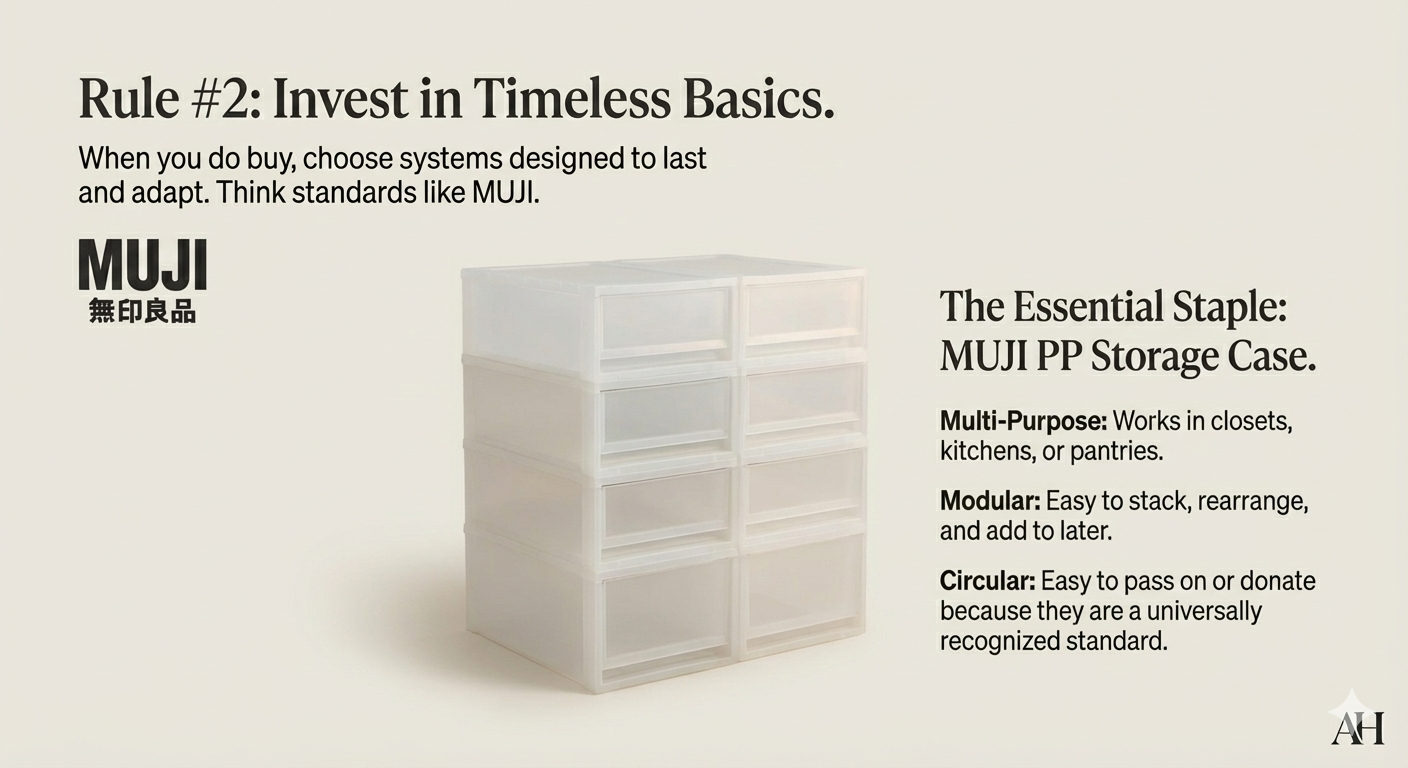 Rule #2: Invest in Timeless Basics
