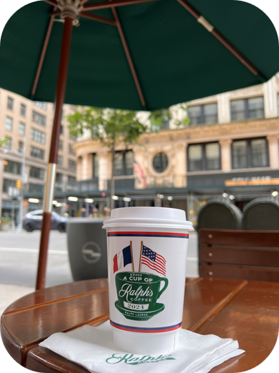 Ralph Lauren's café, 5th ave, NY