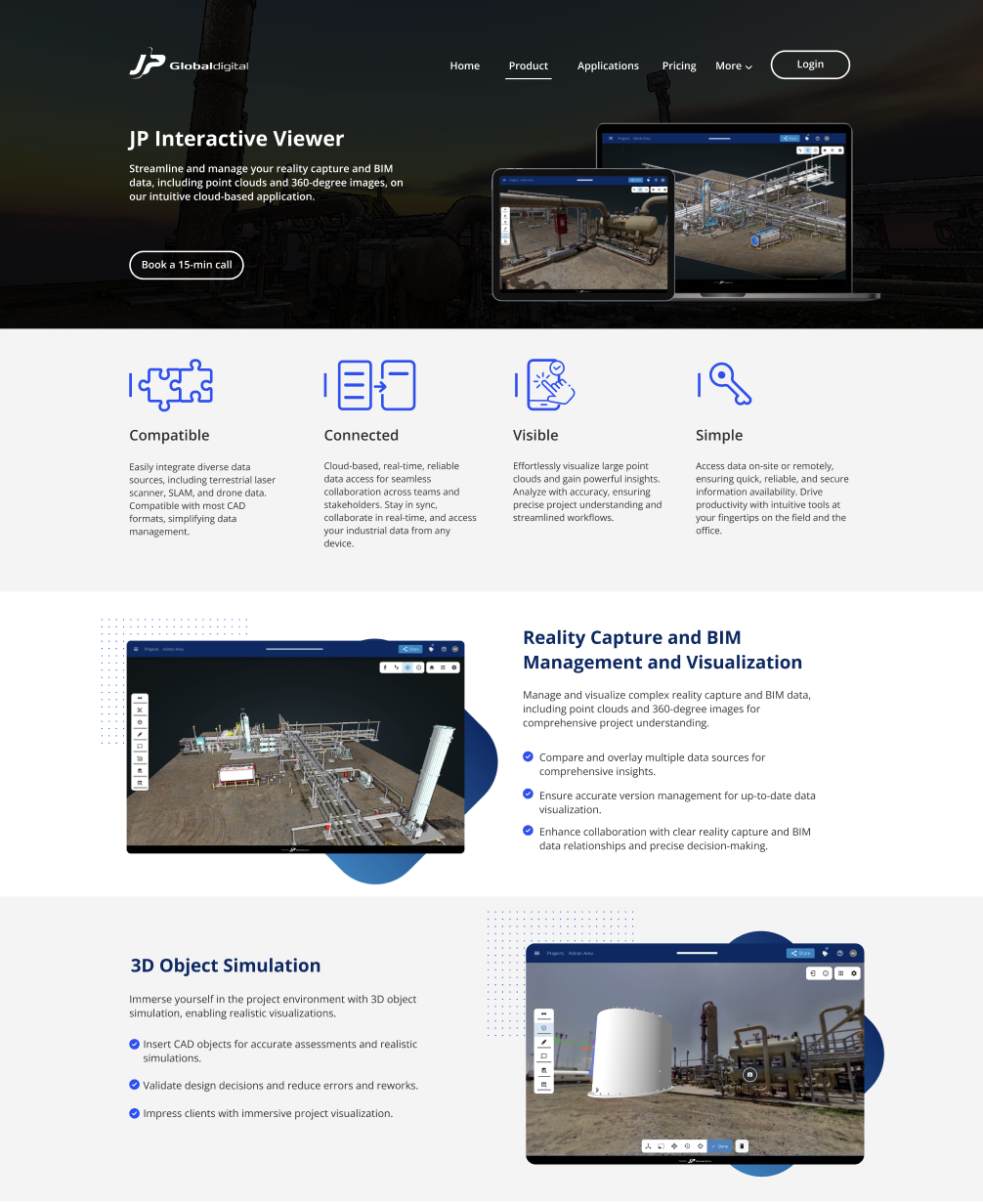 JP Global Digital Product Page