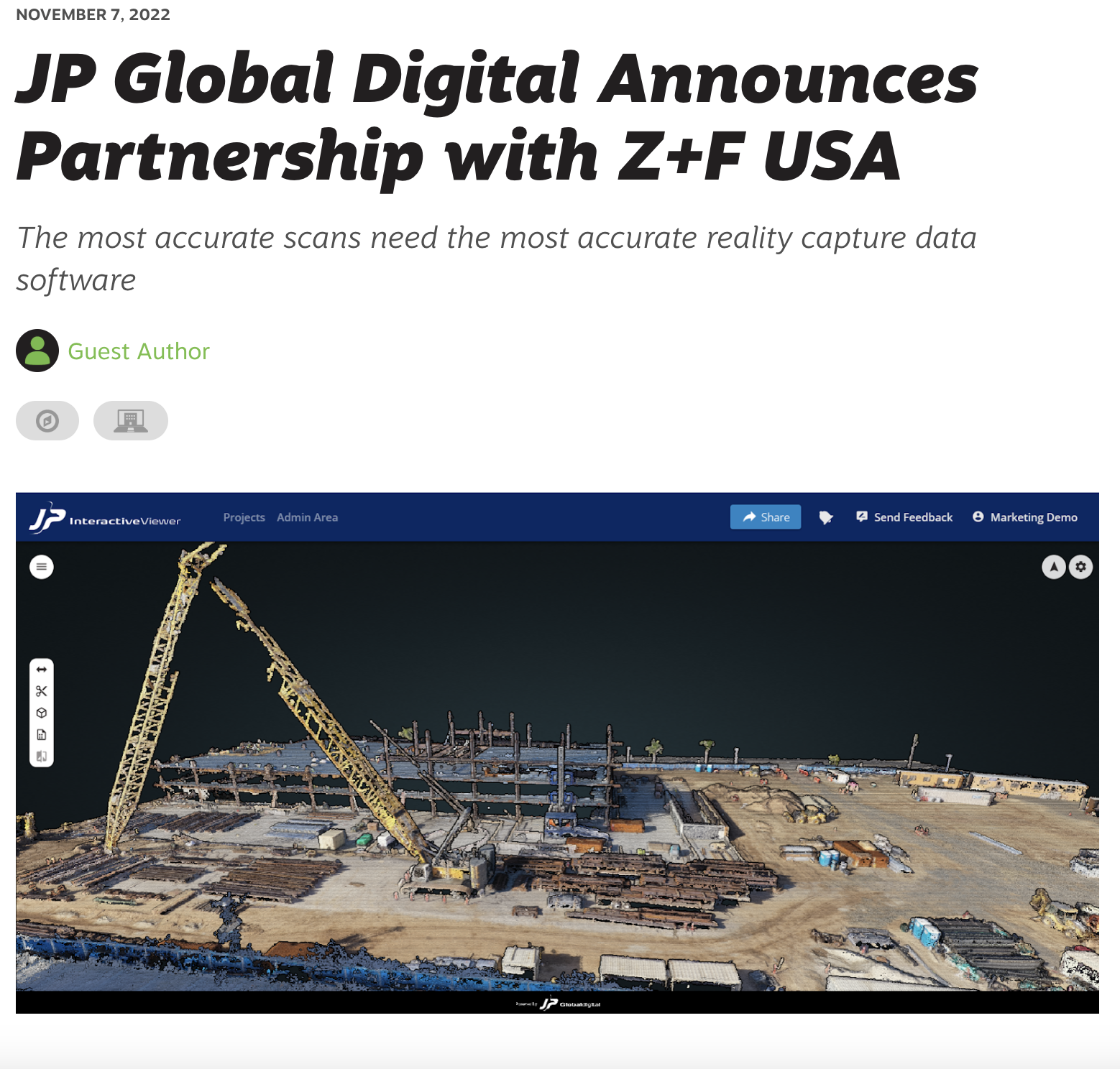 JP Global Digital Partnership Announcement Article