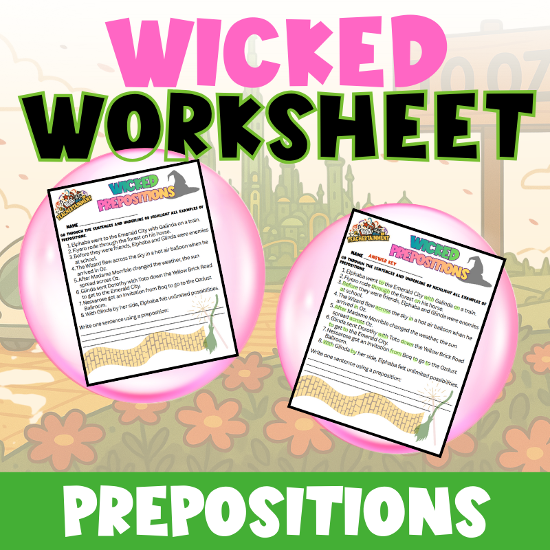 Wicked Prepositions | Worksheet