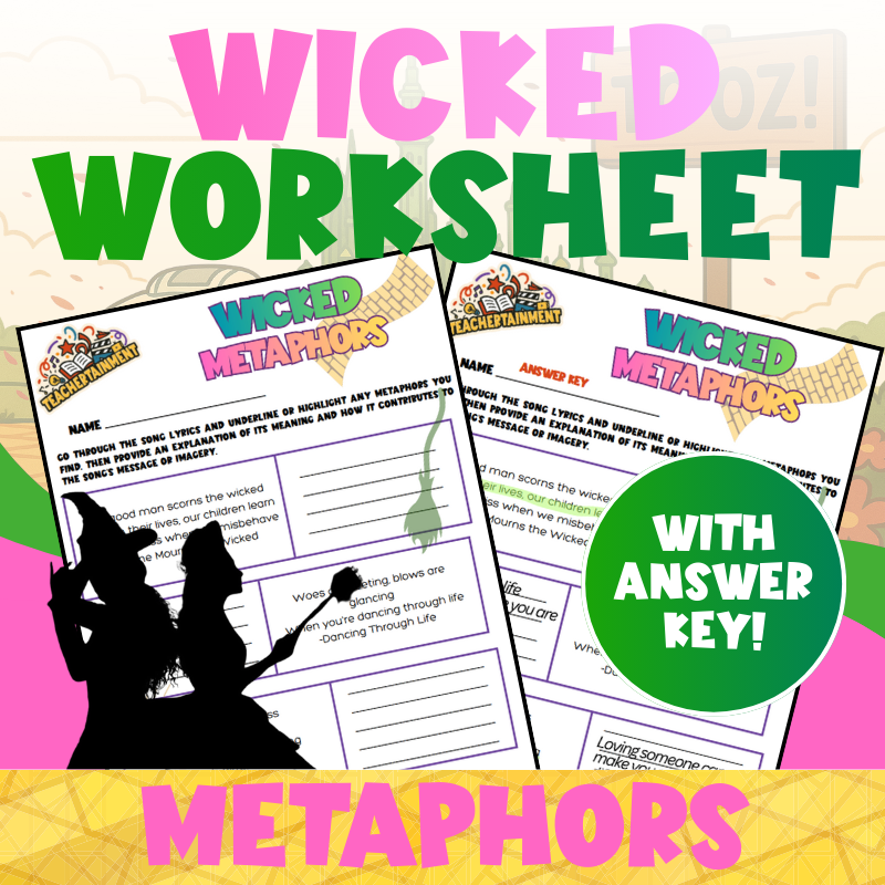 Wicked Metaphors | Worksheet