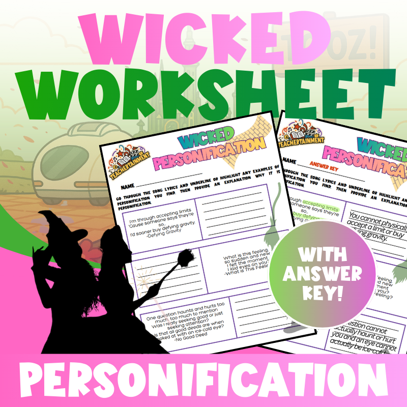 Wicked Personification | Worksheet