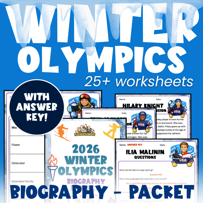 Winter Olympics | Biography Packet